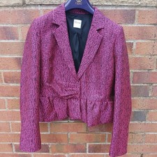 Red Valentino Pink And Black Blazer Size 14 Made In Italy 
