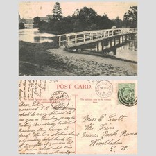 Vintage Postcard - Wooden