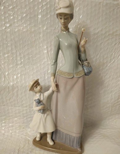 Vintage lladro lady with - lladro, girl