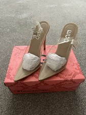Ego Perspex Pointed Heels Size