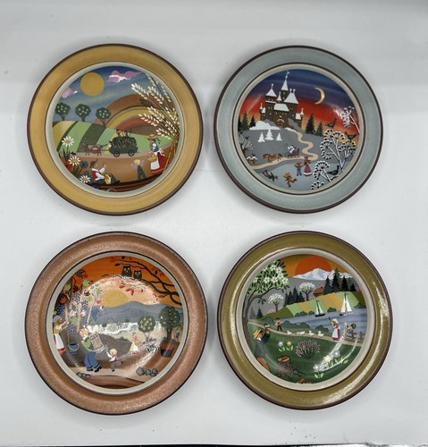 Vtg wall plates schramberg - 4,