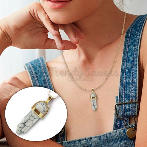 Dainty white howlite - dainty,