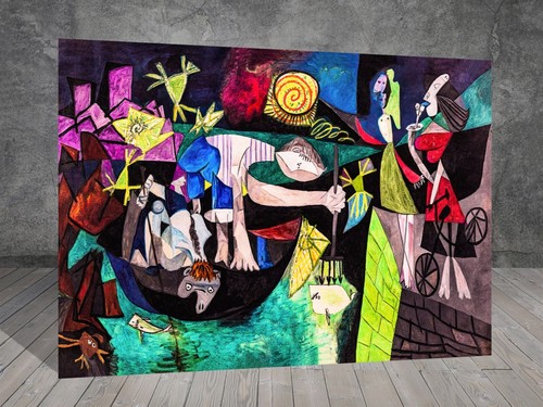 Pablo picasso night fishing - pablo,