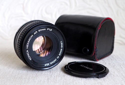 Konica hexanon 50mm prime - 50mm, 1.8