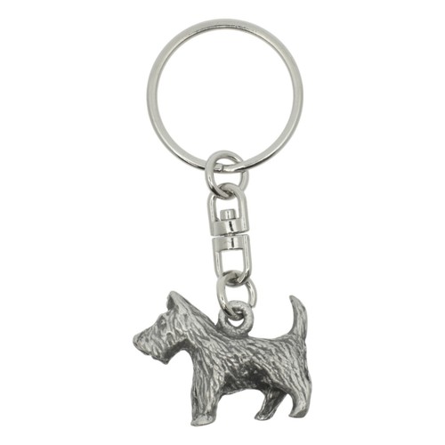 English made pewter scottie - english,