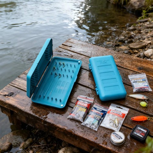 Fishing tackle box carp hair - box,
