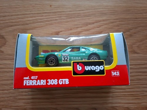 Burago green ferrari - burago,