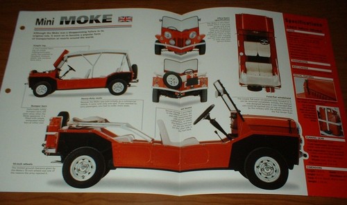 1965 mini moke brochure - brochure, spec