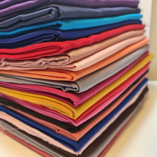 Viscose challis fabric - fabric, plain