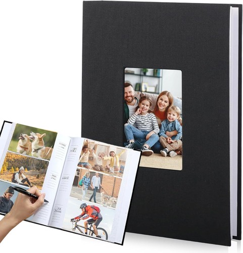 Photo album with writing - album,