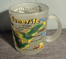 Vintage Tenerife Souvenir Mug Okay Condition Made In Spain