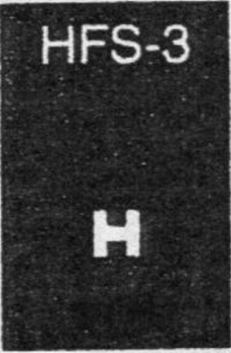 Plastruct hfs fine - hfs-3, line