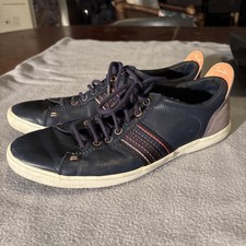 Paul Smith Osmo Trainers In Blue Sz 10