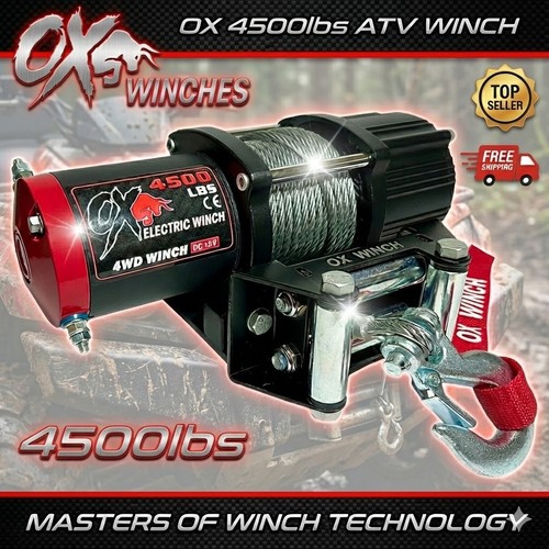 Electric winch 4500lb wire - 4500lb,
