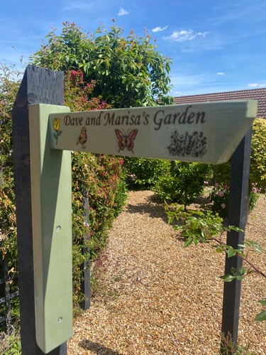 Garden sign personalised - sign,
