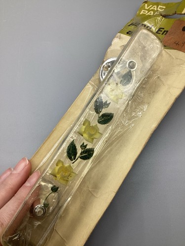 Vintage lucite plastic - lucite, handle