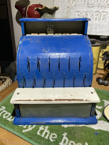Vintage toy cash register till - cash,