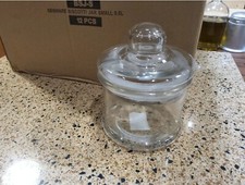 Genware biscotti jars small - small, x