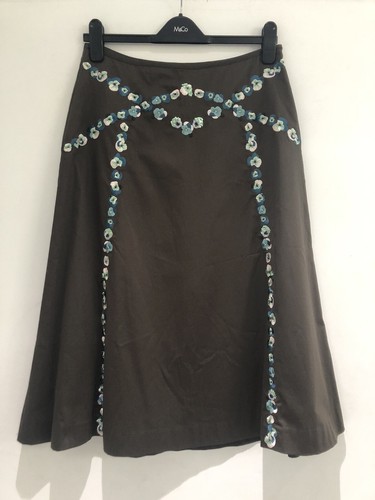 Coast line midi skirt - a,