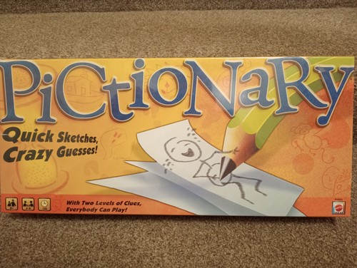 Pictionary board game - board,