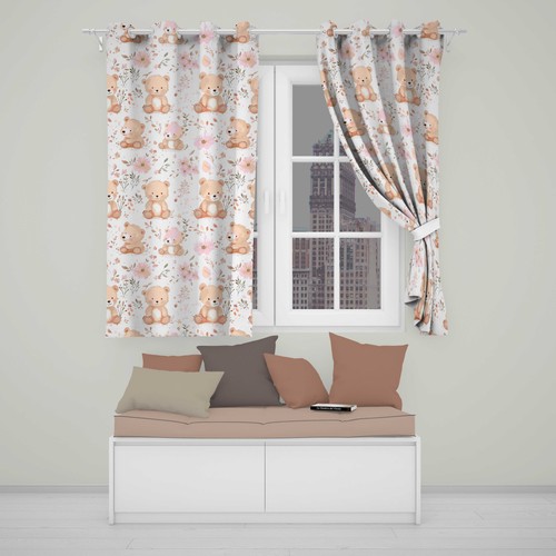 Blackout eyelet curtains cute - curtains,
