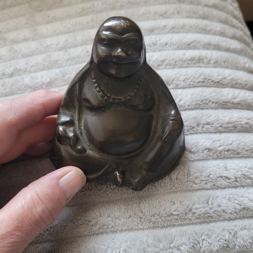 Vintage solid brass laughing - brass,