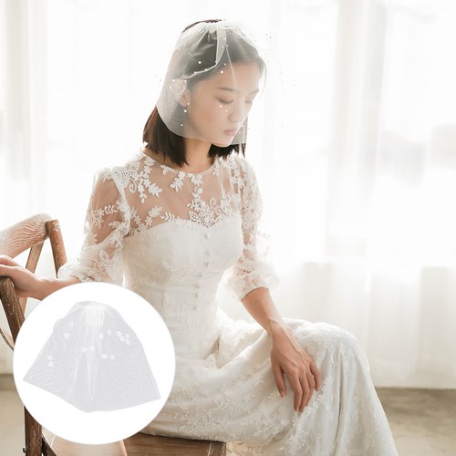 Bridal face veil - bridal,