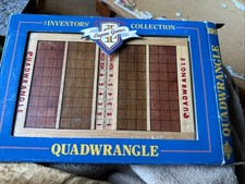 Bin QUADWRANGLE Game  Wooden