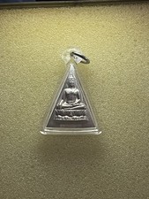 Thai Silver Buddha Amulet