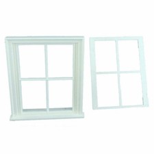 Dolls House White Plastic