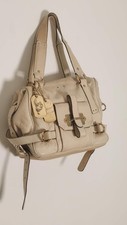 Vintage Y2k Luella White Leather Bag. Made In Italy Excellent Condition Used
