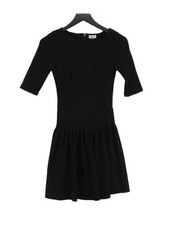 Issa London Women's Midi Dress UK 6 Black Viscose