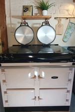 AGA R3 100 4-H   IN BLUSH COLOUR ... FULLY REFURBISHED AGA **MR COOKER**