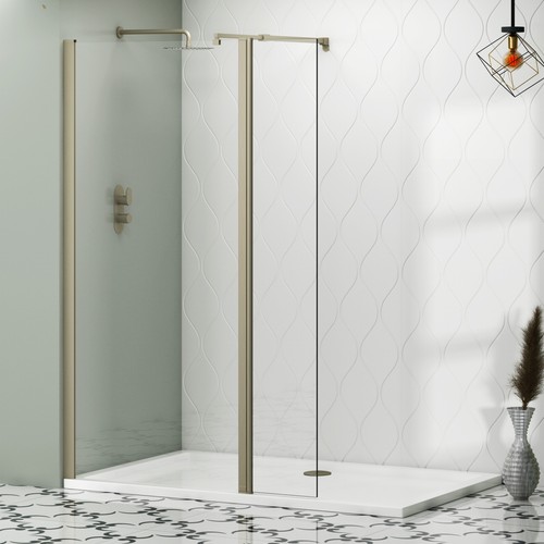 Brushed nickel walk wet - nickel, in