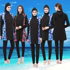 Modest Burkini Muslim Women