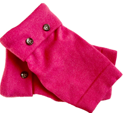 Fingerless gloves pink 100 - fingerless,