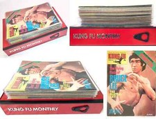 Bruce Lee Kung Fu Monthly 1~50 Large Set! Vintage Poster Mags
