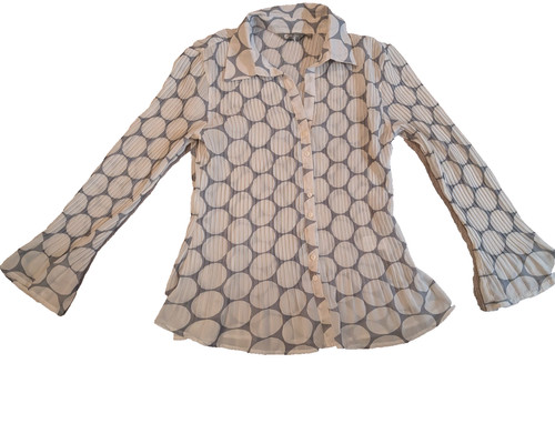 Mia moda women polka shirt - mia, women's