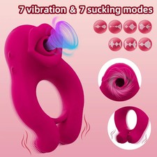 Clit Sucker Cock Ring Vibrator