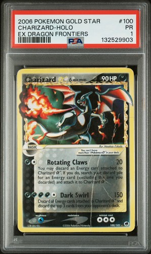 Charizard gold star 100 holo - star,