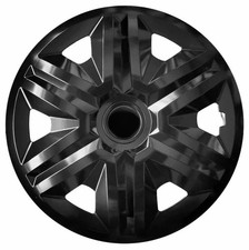 Set of 15'' Wheel trims for Combo Van Astra Corsa 4x15''  black - badges