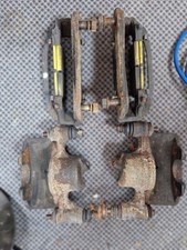 EP82 Toyota Starlet GT Turbo Front Brake Calipers, EBC Discs & Pads, HEL Lines