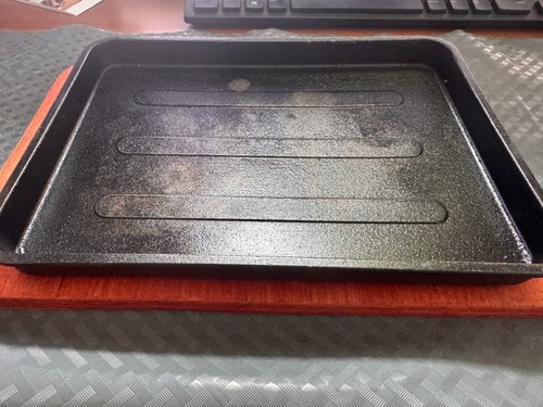 Cast iron sizzling steak plate - sizzling,