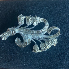 Vintage Marcasite Flower