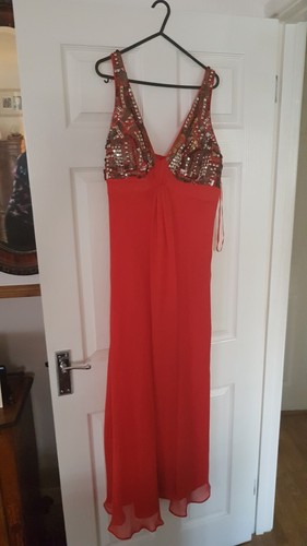 Red evening prom - red,