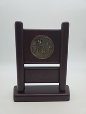 Unused Wooden Golf Trophy 11"