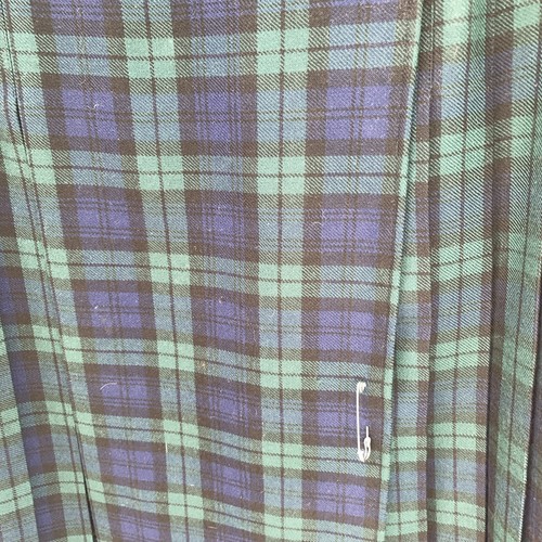 Ladies kilt 100 pure wool - 100%, 80s