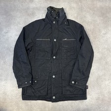 Pierre Cardin M65 Jacket Mens Large Military Outdoor Coat, Black