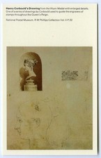 Postcard Drawing of Queen