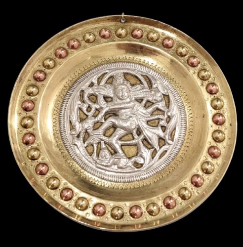 Vintage thanjavur art plate - vintage,
